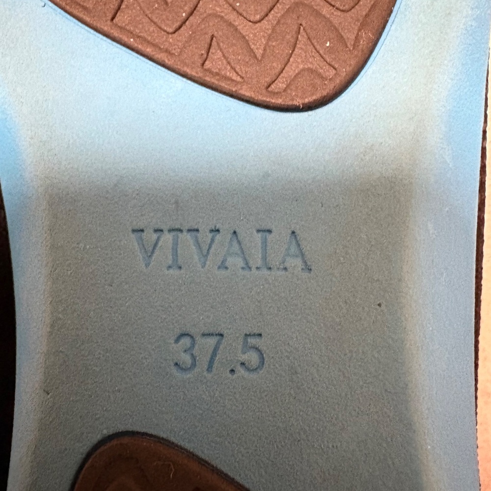 VIVAIA "Aria Walker" Lightweight Pointed Toe Ballet Flats in Black and Blue - Picture 8 of 8